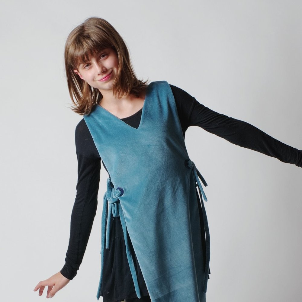 Velvet and Silk Blend Danish Style Overdress